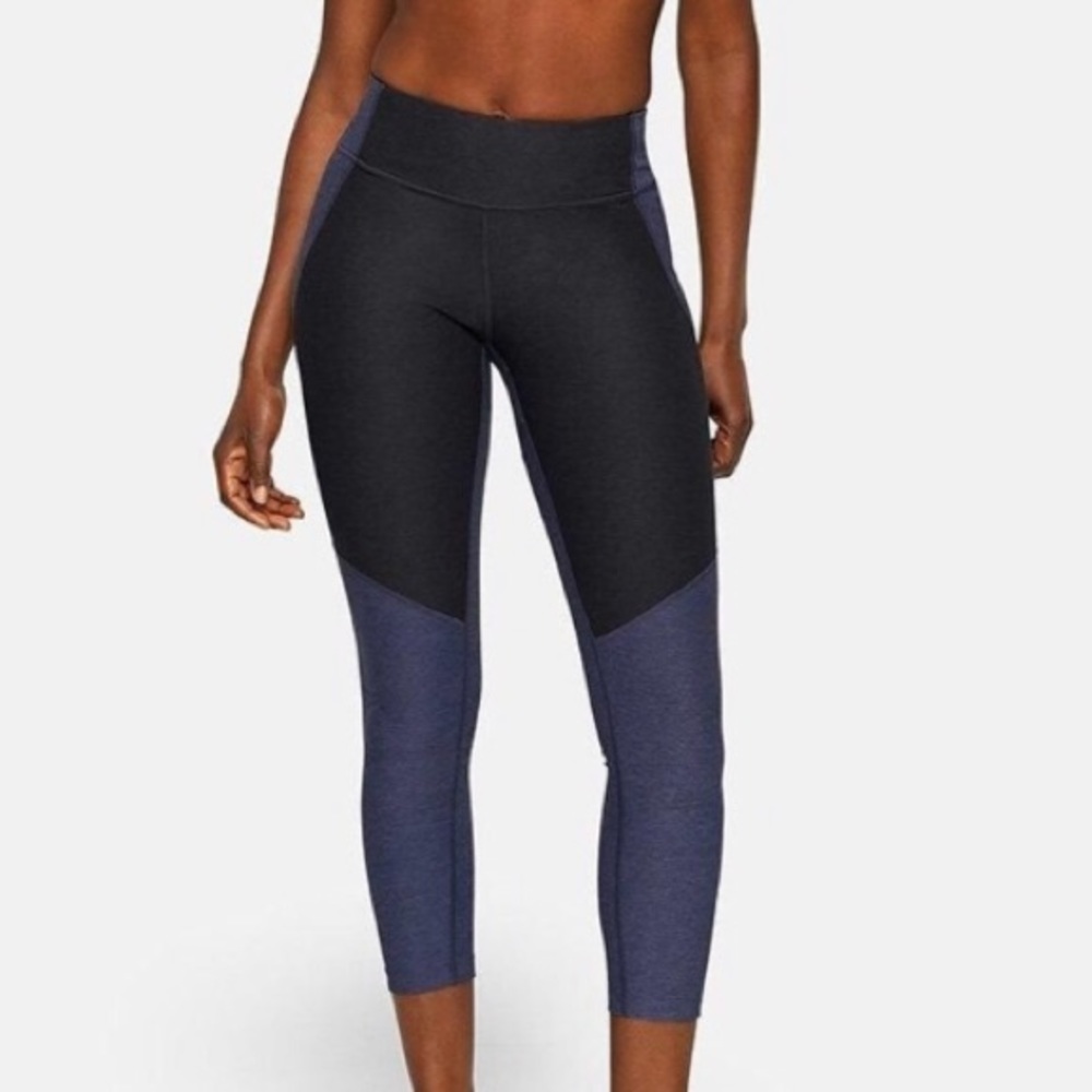 Outdoor voices blue and black leggings